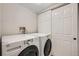 Convenient laundry room with side-by-side washer and dryer at 12685 E Pacific Cir # B, Aurora, CO 80014