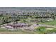 Community aerial view featuring parks, schools, green spaces, and diverse housing, providing a vibrant living environment at 16158 Whitestone Dr, Parker, CO 80134