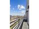 Breathtaking city views from the spacious balcony at 1299 Osceola St, Denver, CO 80204