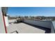 Outdoor furniture with city skyline views from the rooftop deck at 1299 Osceola St, Denver, CO 80204