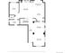 Detailed floor plan showing the layout of the first floor, including the kitchen, living room, and office at 4307 Lilly Gulch Trl, Castle Rock, CO 80109