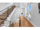 Modern hallway with hardwood floors and natural light at 2257 S High St, Denver, CO 80210