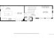 Floor plan of main level featuring kitchen, living room, dining area, foyer, and bath at 3715 Kalamath St, Denver, CO 80211