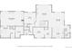 Second floor plan featuring a primary bedroom, living room, dining area, kitchen, and office at 9659 S Turkey Creek Rd, Morrison, CO 80465