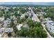 Aerial view of a tree-lined residential neighborhood with single-Gathering homes at 4711 S Logan St, Englewood, CO 80113
