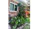 Beautifully landscaped yard featuring a brick house adorned with climbing roses at 984 S Braun Dr, Lakewood, CO 80228