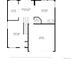 Detailed first floor plan featuring an open-concept living area, kitchen, dining space, bathroom, breakfast nook, and garage at 9767 Burberry Way, Highlands Ranch, CO 80129