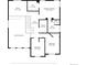 Detailed second floor plan featuring an office, primary bedroom, walk-in closet, multiple bedrooms, and multiple bathrooms at 9767 Burberry Way, Highlands Ranch, CO 80129