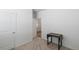 The bedroom has neutral carpeting and a dark desk at 13408 Wabash St, Thornton, CO 80602