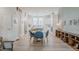 Open concept living space boasts dining area and modern kitchen with stainless steel appliances at 2282 Old Rail Way, Superior, CO 80027