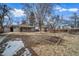 Spacious backyard with raised garden bed at 3000 S Jackson St, Denver, CO 80210