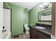 Bathroom with a shower and sleek vanity at 9350 Raleigh Ct, Westminster, CO 80031