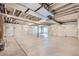 Unfinished basement with exposed ceilings and a concrete floor, ready for customization at 574 Agoseris Way, Castle Rock, CO 80104