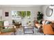 Cozy living room featuring hardwood floors and large windows at 5436 E Atlantic Pl, Denver, CO 80222