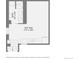 Floor plan featuring a wet bar and bathroom at 3521 Osage St, Denver, CO 80211