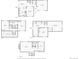 Floor plan showing the layout of the property including living spaces and bedrooms at 510 Silhouette Way, Monument, CO 80132