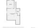 Floor plan of the home highlighting the basement, including an unfinished area, laundry room, and bedroom at 3280 Fenton St, Wheat Ridge, CO 80212