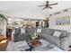 Open layout of this great room offers versatile living space that flows into the kitchen and dining areas at 1594 S Locust St, Denver, CO 80224