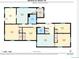 Floor plan of 939 Knox Ct, showing a 1427 sq ft home with 3 bedrooms and 2 bathrooms at 939 Knox Ct, Denver, CO 80204