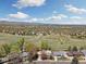 Aerial view of neighborhood, houses, and surrounding community at 1309 Alexandria St, Lafayette, CO 80026