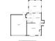 Floor plan highlighting the kitchen, living room, dining area and garage at 1309 Alexandria St, Lafayette, CO 80026