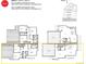 Detailed floor plan showcasing the layout of the 3-bedroom, 3-bath home with attached two-car garage at 5292 Columbine Ln, Denver, CO 80221
