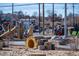 A natural playground with a slide and climbing structure offers children a safe and enjoyable play environment at 5292 Columbine Ln, Denver, CO 80221