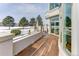 Exterior view of a private deck with wood flooring and scenic surroundings at 2035 Buchanan Pt, Lafayette, CO 80026