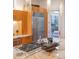 Modern kitchen featuring stainless steel appliances, gas cooktop, and marble countertops at 402 Garfield St, Denver, CO 80206