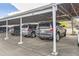 Covered parking structure providing shelter for vehicles, ideal for protecting from the elements at 3141 S Tamarac Dr # 202E, Denver, CO 80231