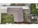 Aerial view of the roof and well-maintained lawn at 6142 Dudley Ct, Arvada, CO 80004
