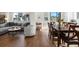 Inviting living area with modern furniture and hardwood floors, perfect for entertaining at 7856 W 43Rd Pl, Wheat Ridge, CO 80033