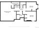 Floor plan of the basement, highlighting layout with recreation room, bedrooms, laundry, electrical room and bathroom at 10320 W 35Th Ave, Wheat Ridge, CO 80033