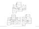 A detailed floor plan showcases the layout of this home, highlighting room sizes and overall design at 16234 E Belleview Dr, Centennial, CO 80015