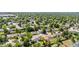 Wide aerial view of a suburban neighborhood showcasing tree-lined streets and well-kept homes at 6604 S Dahlia Cir, Centennial, CO 80121