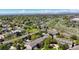 Panoramic aerial shot of a neighborhood with green spaces, parks, and walking paths at 2002 E 102Nd Cir, Thornton, CO 80229