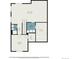 Detailed floor plan showcasing the layout of the home, including the bedroom, bath, Gathering room, laundry, and utility room at 1153 Village Cir, Erie, CO 80516