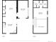 Complete floor plan showcasing the layout of the first and second floor including living spaces and bedrooms at 3033 Blake St # 109, Denver, CO 80205