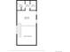 Detailed floor plan showcasing the layout of the second floor including the bedroom, bathrooms, and WIC at 3033 Blake St # 109, Denver, CO 80205