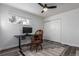 Home office featuring a wooden desk and chair with closet at 3460 W 131St Ave, Broomfield, CO 80020