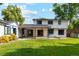 The backyard is perfect for outdoor gatherings at 1998 S Harlan Ct, Lakewood, CO 80227