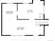 Floor plan showing Kitchen, Dining Area and Living Room Layout at 5987 W Ken Caryl Pl, Littleton, CO 80128