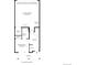 Floor plan showing a bedroom with a closet, bathroom, 2-car garage, and porch with dimensions at 835 Josephine Way, Superior, CO 80027