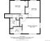 Floor plan featuring bedrooms, hallway and bathrooms at 15918 E Flora Pl, Aurora, CO 80013