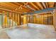 Unfinished basement with exposed ceiling and concrete floor at 2180 S Flower Way, Lakewood, CO 80227