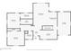 Floor plan of a house showing two bedrooms and two bathrooms at 725 S Harrison St, Denver, CO 80209