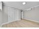 Clean bedroom featuring a closet and modern climate control unit at 1578 N Meade N St, Denver, CO 80204