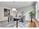 Dining room with modern furniture and elegant decor at 1578 N Meade N St, Denver, CO 80204