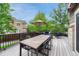 Outdoor deck area perfect for dining, relaxing, and entertaining guests at 5625 S Buchanan St, Aurora, CO 80016