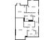 Detailed floor plan showcasing the layout of the basement, utility room, hall, and bedrooms at 14333 E Warren Pl, Aurora, CO 80014